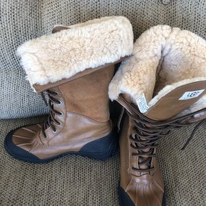 UGG Tall Adirondack Boots size 8.5 womens